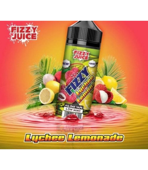 MOHAWK & CO FIZZY LYCHEE LEMONADE 100ML SHORTFILL E LIQUID 70VG VAPE