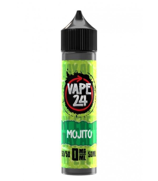 Mojito By Vape 24, 50ML E Liquid, 50VG Vape, 0MG Juice