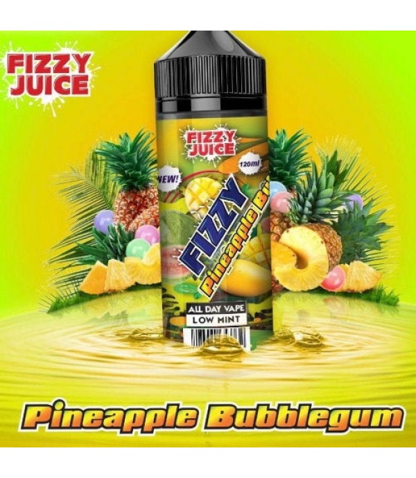 MOHAWK & CO FIZZY PINEAPPLE BUBBLEGUM 100ML SHORTFILL E LIQUID 70VG VAPE