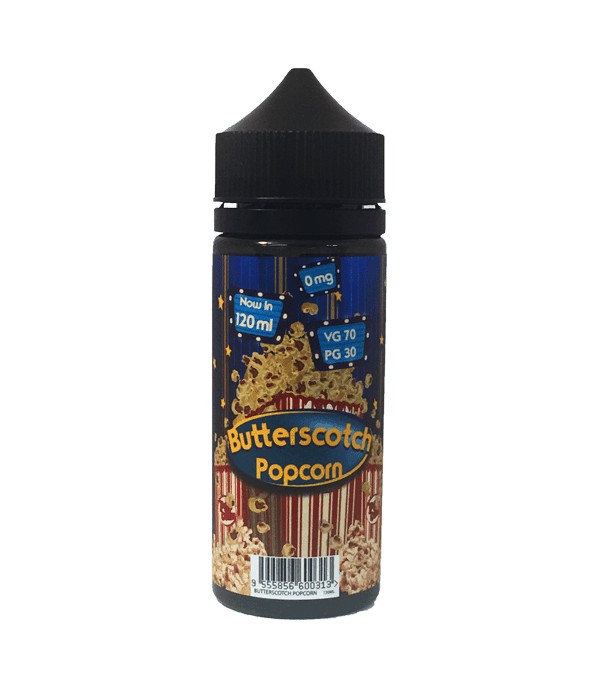 MOHAWK & CO BUTTERSCOTCH POPCORN 100ML SHORTFILL E LIQUID 70VG VAPE