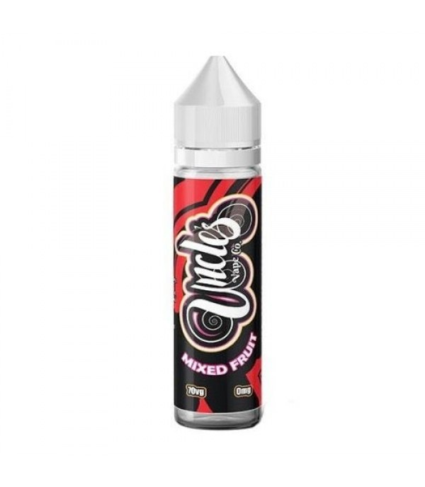 MIXED FRUIT E LIQUID BY UNCLES VAPE CO 50ML SHORTFILL 70VG VAPE