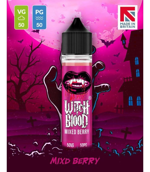 Mixed Berry By Witch Blood 50ML E Liquid 50VG Vape 0MG Juice