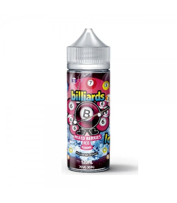 Mixed Berries Ice - Billiards 100ML E Liquid 70VG Vape 0MG Juice