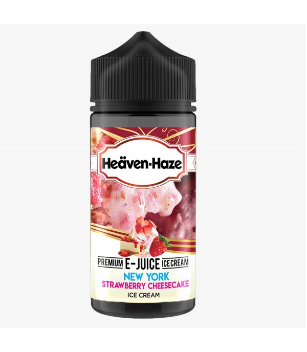 New York Strawberry Cheesecake Ice Cream By Heaven Haze 100ML E Liquid 70VG Vape 0MG Juice