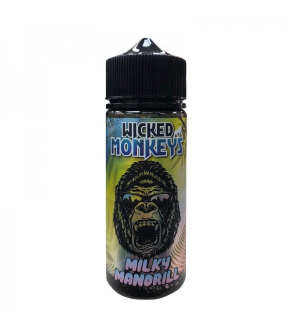 Milky Mandrill By Wicked Monkeys 100ML E Liquid 70VG Vape 0MG Juice