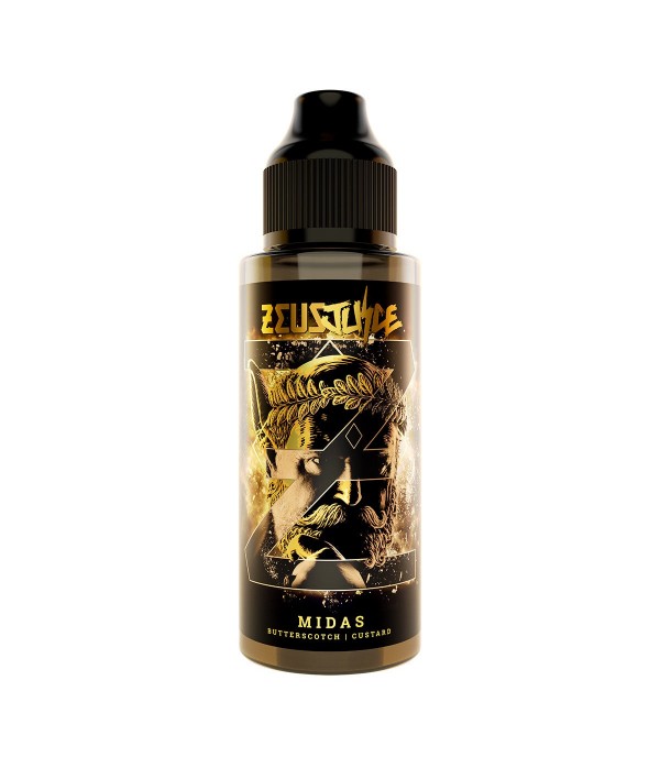 Midas By Zeus Juice 100ML E Liquid 70VG Vape 0MG Juice