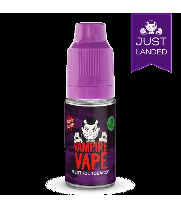 Menthol Tobacco By Vampire Vape 10ML E Liquid. All Strengths Of Nicotine Juice