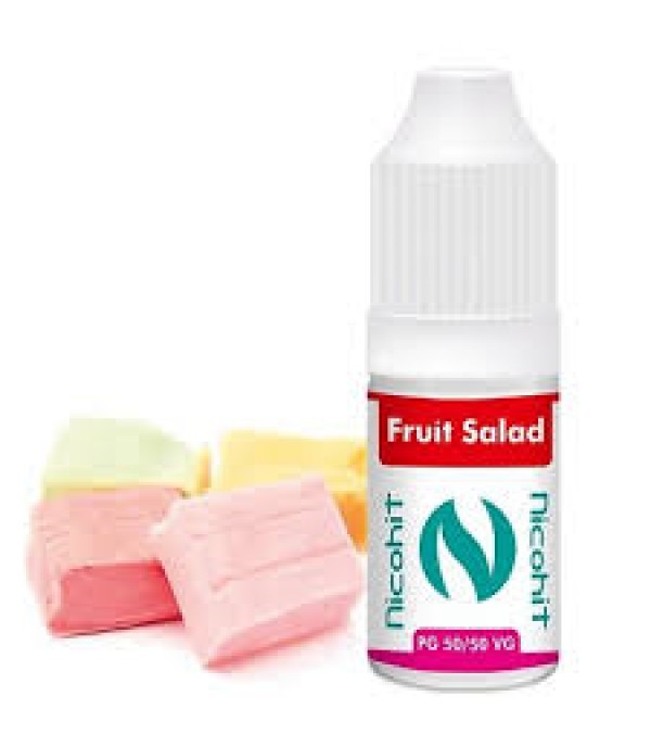 NICOHIT FRUIT SALAD E LIQUID E JUICE 10ML TPD 3/6/12/18MG MULTIBUY