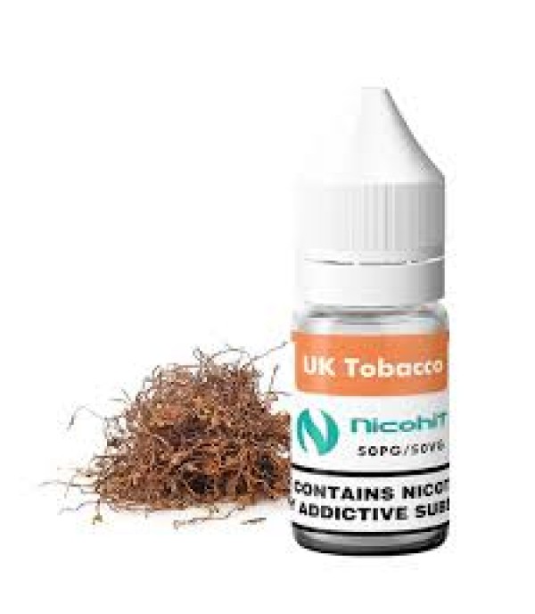 NICOHIT UK TOBACCO PREMIUM E LIQUID E JUICE 10ML TPD 3/6/12/18MG MULTIBUY