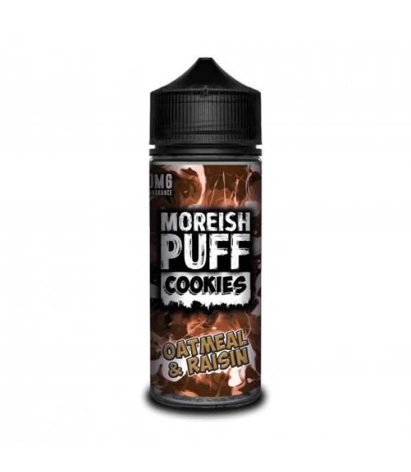 OATMEAL & RAISIN – MOREISH PUFF COOKIES 100ML SHORTFILL E LIQUID 70VG VAPE