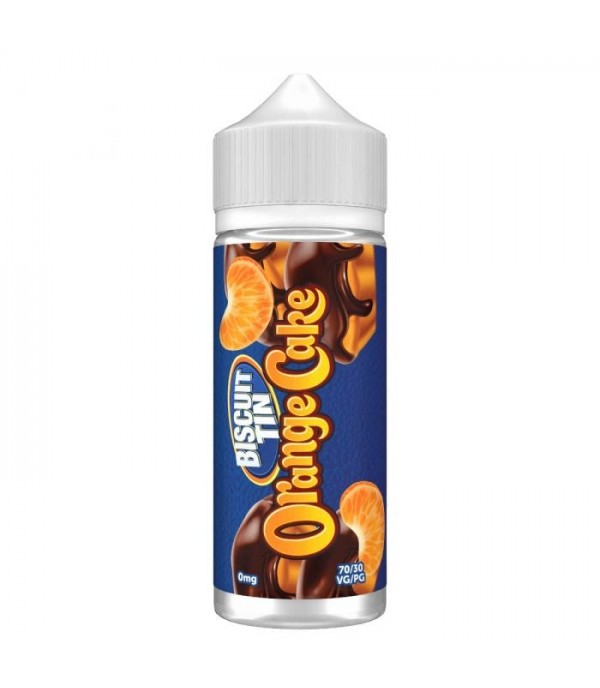 Orange Cake By Biscuit Tin 100ML E Liquid 70VG/30PG Vape 0MG Juice Short Fill