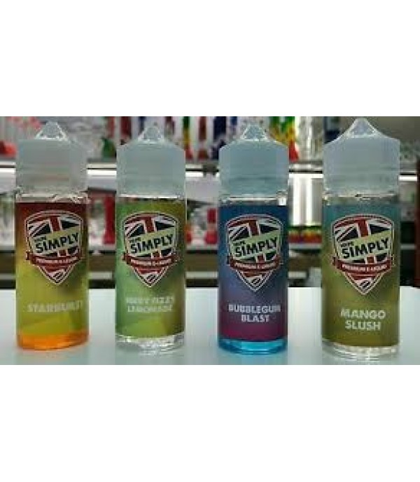 MANGO SLUSH SIMPLY VAPOUR 100ML E LIQUID JUICE 50VG SHORTFILL