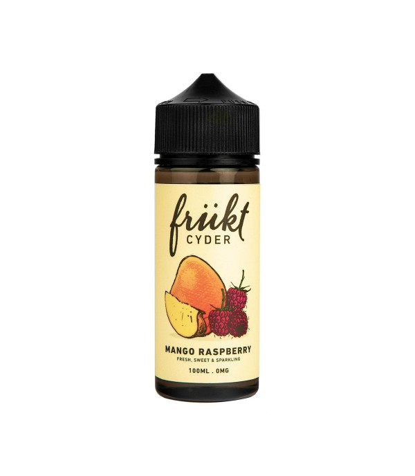 Mango Raspberry FRUKT CYDER 100ML Premium Quality E Liquid Juice 70VG 0mg Vape