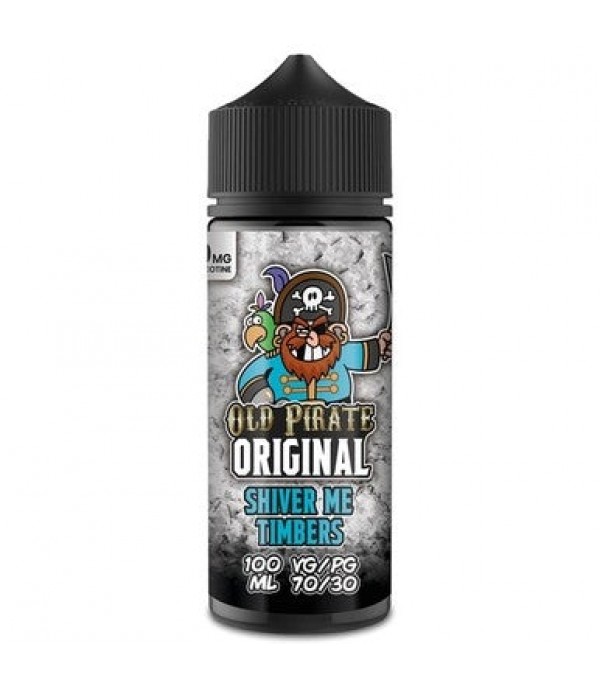 Original - Shiver Me Timbers by Old Pirate 100ML E Liquid, 70VG Vape, 0MG Juice, Shortfill