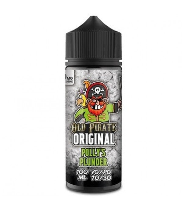 Original - Polly's Plunder  by Old Pirate 100ML E Liquid, 70VG Vape, 0MG Juice, Shortfill