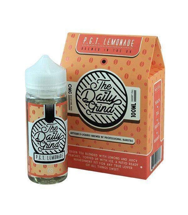 Peach Green Tea Lemonade By The Daily Grind 100ML E Liquid 70VG Vape 0MG Juice