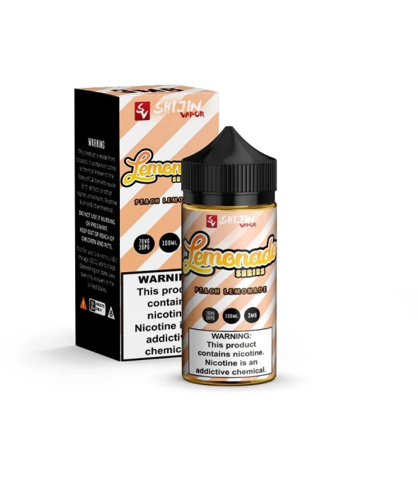 Peach Lemonade - Lemonade Series by Shijin Vapor 100ML E Liquid 70VG Vape 0MG Juice