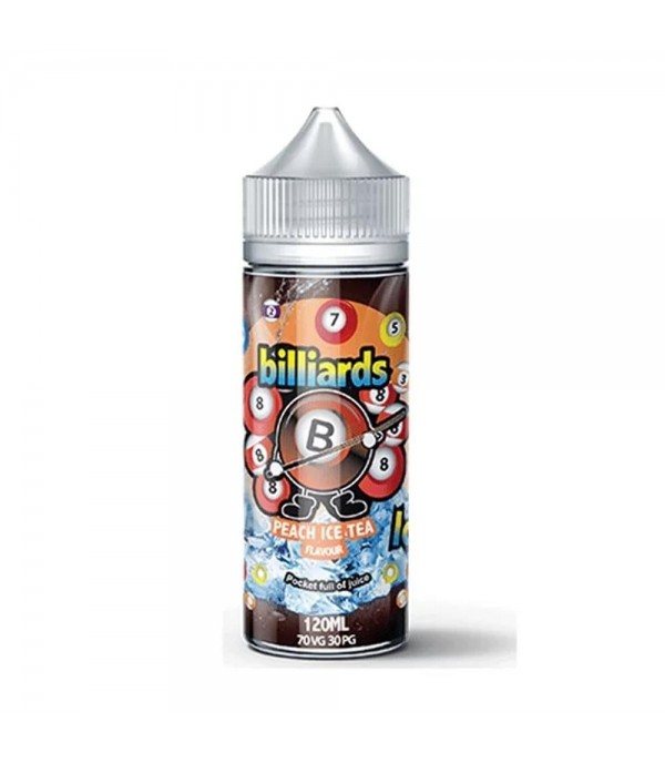 Peach Ice Tea - Billiards 100ML E Liquid 70VG Vape 0MG Juice