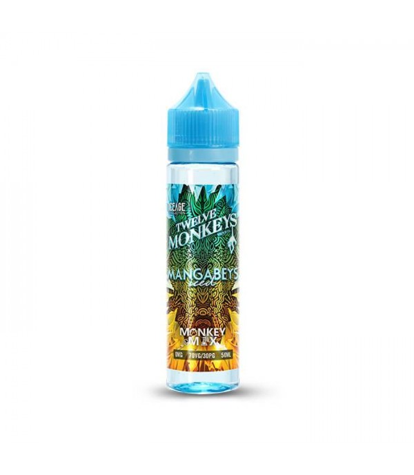 MANGABEYS ICED E-LIQUID BY TWELVE 12 MONKEYS SHORTFILL 65VG 50ML 0MG