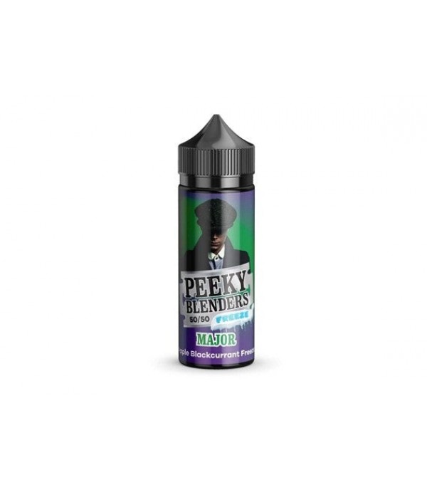 Major - Freeze - by Peeky Blenders, 100ML E Liquid, 50VG Vape, 0MG Juice, Shortfill