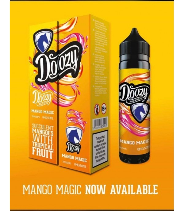 Magic Mango by Doozy Vape 0MG 50ML E-liquid. 70VG/30PG Vape Juice