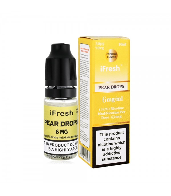 Pear Drops - iFresh 10ML E-liquid Juice 65VG Vape Multibuy