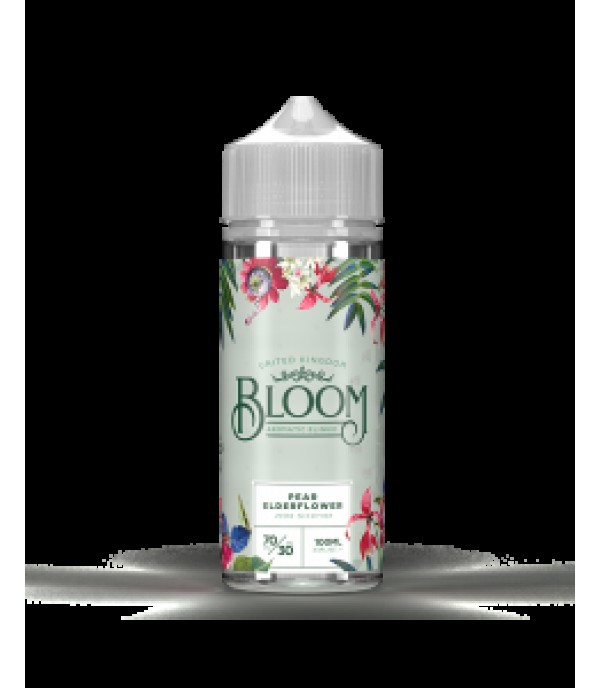 Pear Elderflower By Bloom | 100ML E Liquid | 70VG Vape | 0MG Juice | Short Fill