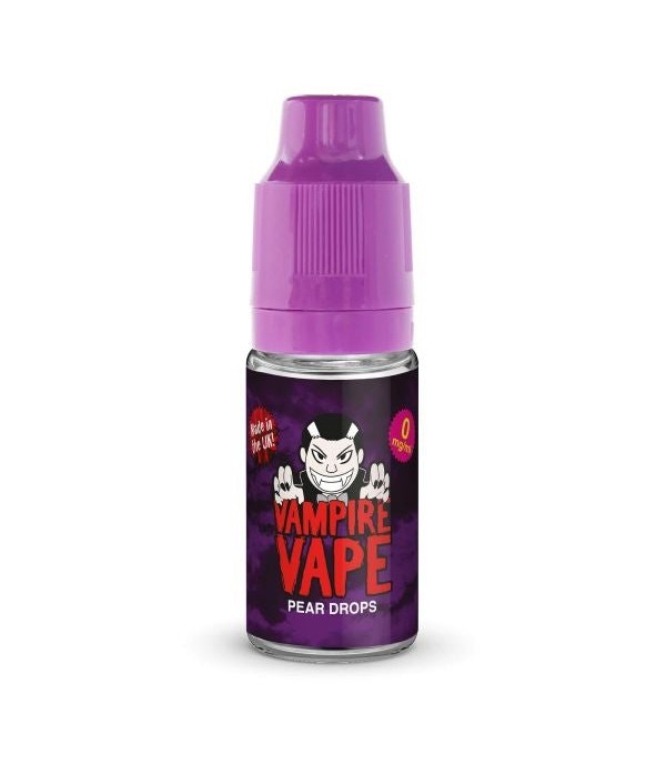 Pear Drops By Vampire Vape 10ML E Liquid. All Strengths Of Nicotine Juice