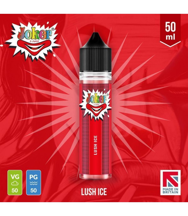 Lush Ice By Joker E-Juice 50ML E Liquid 50VG Vape 0MG Juice