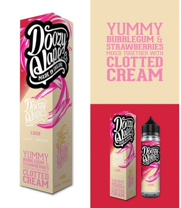 Lush by Doozy Vape 0MG 50ML E-liquid. 70VG/30PG Vape Juice