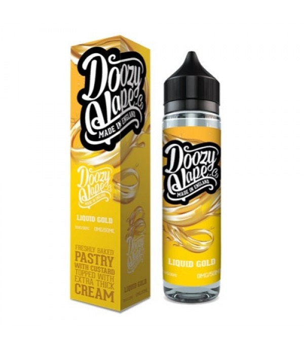 Liquid Gold by Doozy Vape 0MG 50ML E-liquid. 70VG/30PG Vape Juice
