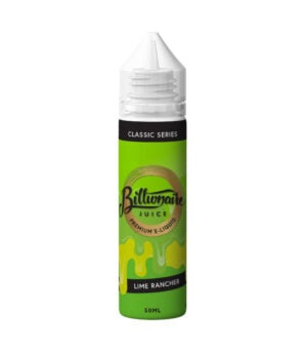 Lime Rancher By Billionaire Juice 50ML E Liquid 70VG/30PG Vape 0MG Juice