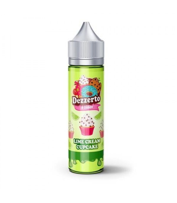 Lime Cream Cupcake By Dezzerto 50ML E Liquid 70VG Vape 0MG Juice