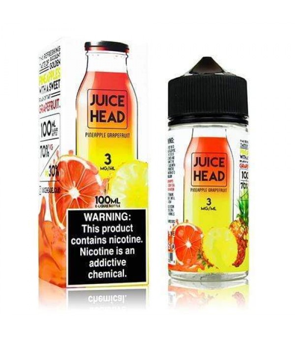 Pineapple Grapefruit By Juice Head 100ML E Liquid 70VG Vape 0MG