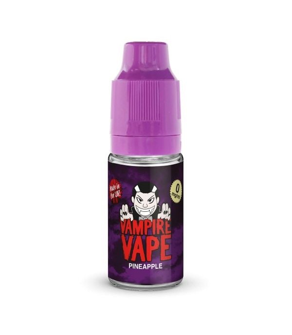 Pineapple By Vampire Vape 10ML E Liquid. All Strengths Of Nicotine Juice