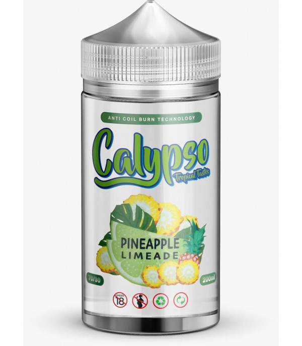 Pineapple Limeade by Calypso, 200ML E Liquid, 70VG Vape, 0MG Juice