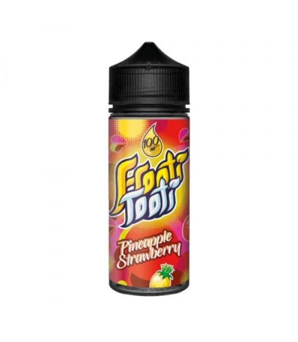 PINEAPPLE STRAWBERRY E LIQUID BY FROOTI TOOTI ICE SERIES 100ML SHORTFILL 70VG VAPE