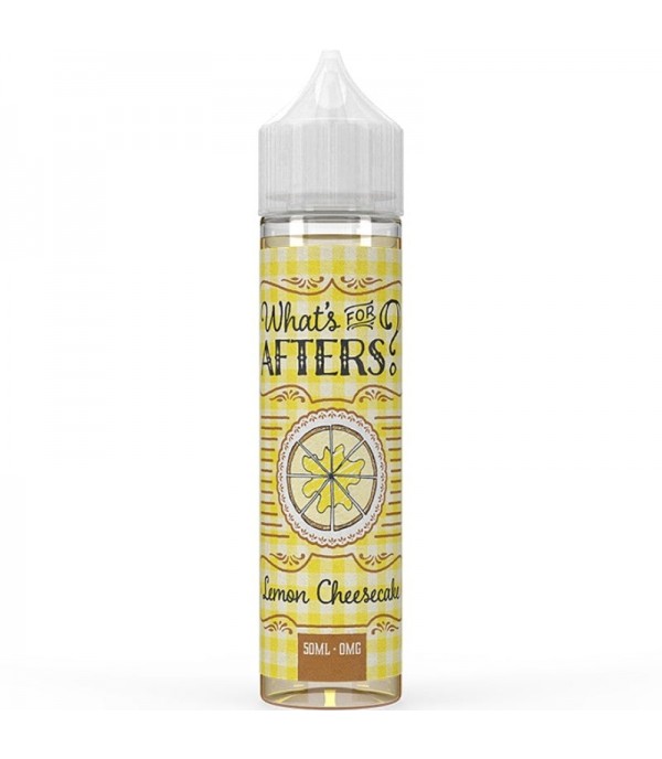Lemon Cheesecake by What's For Afters? 50ML E-liquid, 0MG Vape, 70VG Juice