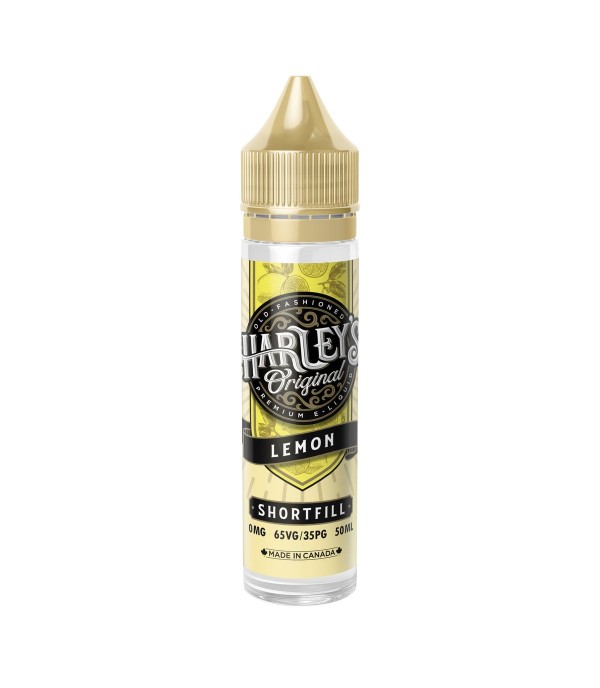 Lemon By Harley's 50ML E Liquid 65VG Vape 0MG Juice Shortfill