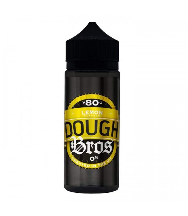Lemon By Dough Bros | 100ML E Liquid | 80VG/20PG Vape | 0MG Juice | Short Fill