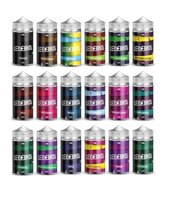 LEGENDS 200ML E Liquid 70VG/30PG Vape 0MG Juice Short Fill