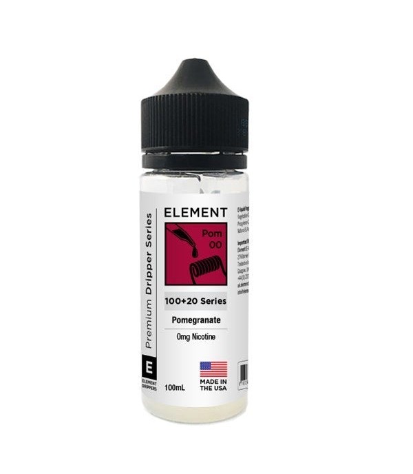 Pomegranate by Element. 100ML E-Liquid, 0MG Vape 80VG/20PG Juice