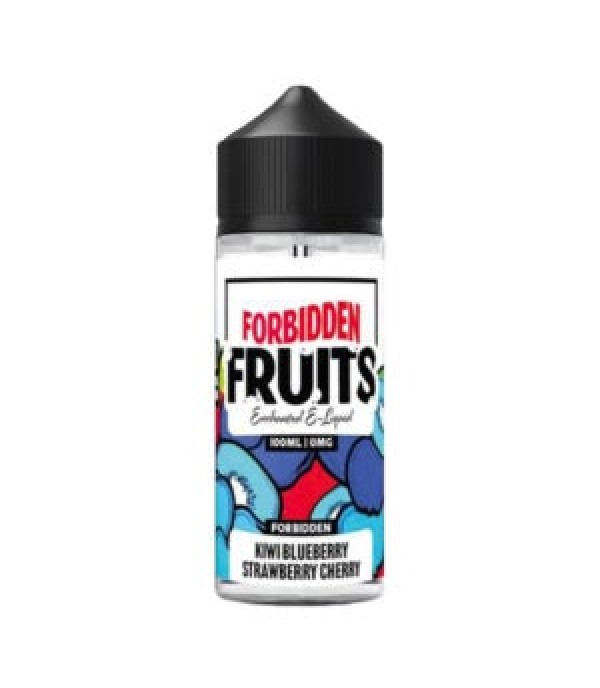 Kiwi Blueberry Strawberry Cherry By Forbidden Fruits 100ML/200ML E Liquid 70VG 30PG Vape 0MG/3MG Juice