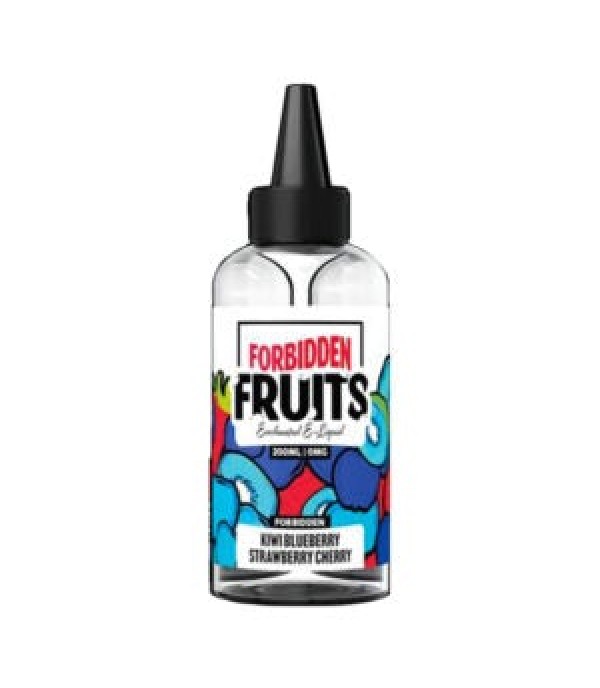 Kiwi Blueberry Strawberry Cherry By Forbidden Fruits 100ML/200ML E Liquid 70VG 30PG Vape 0MG/3MG Juice