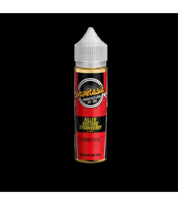 Killer Kustard Strawberry by Vapetasia, 50ML E Liquid, 70VG Vape, 0MG Juice