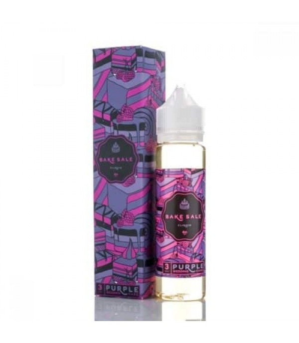 PURPLE WEDDING CAKE 50ML E-LIQUID BAKE SALE BY CHARLIES CHALK DUST 70VG 30PG