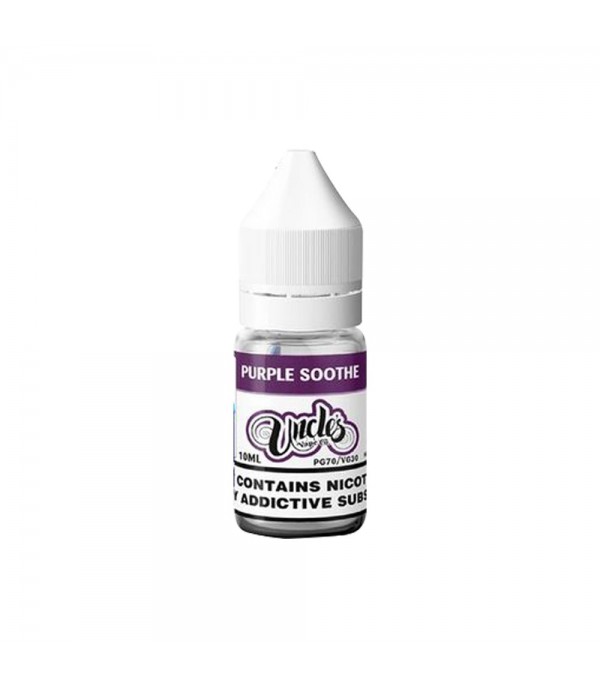 Purple Soothe By Uncle's Vape Co 10ML E Liquid 30VG Vape 3MG/6MG/12MG/18MG Juice