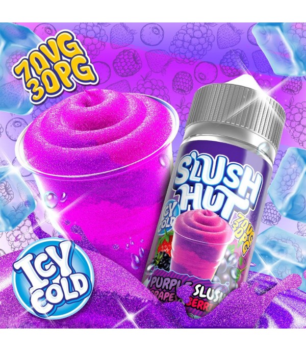 Purple Slush By Slush Hut 100ML E Liquid 70VG Vape 0MG Juice Shortfill