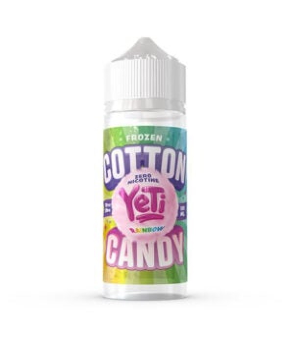 Rainbow - Frozen Cotton Candy By Yeti 100ML E Liquid 70VG Vape 0MG Juice