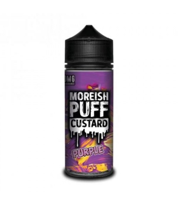 PURPLE – MOREISH PUFF CUSTARD 100ML SHORTFILL E LIQUID 70VG VAPE